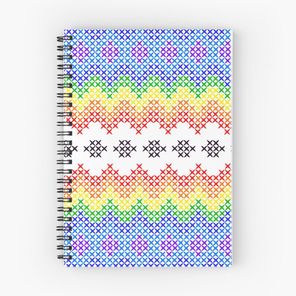 Item preview, Rainbow wave cross stitch design. designed and sold by atika-atk.