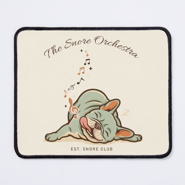 Item preview, Funny French Bulldog Snore Orchestra Retro Dog Gift designed and sold by Paw-Soul.