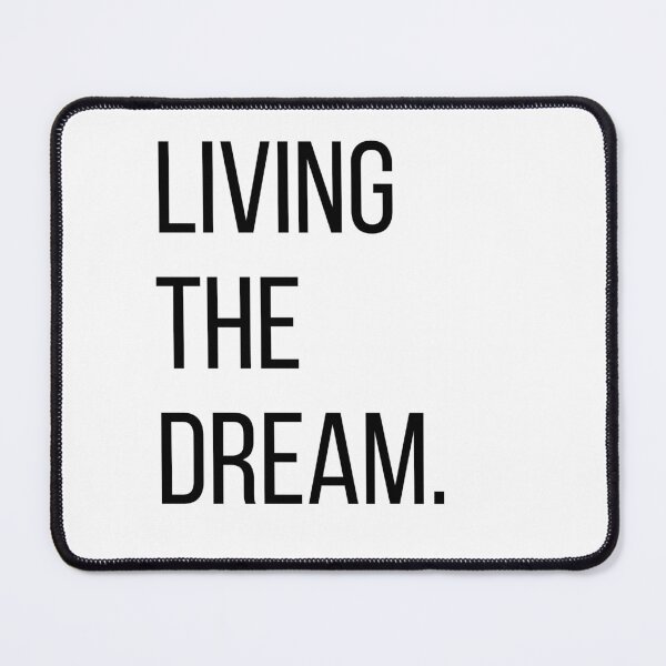 Item preview, Living the Dream. | Funny Office Humor Typography Shirt | Minimalist Quote designed and sold by OveloStudios.