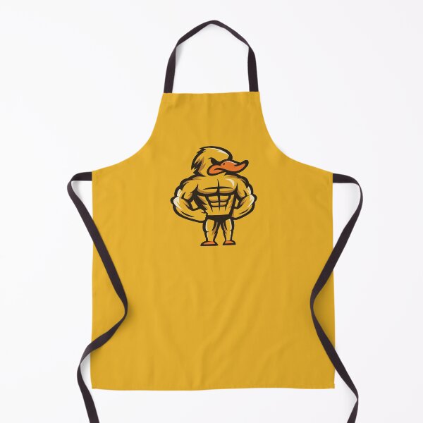 Item preview, Strong Bodybuilder Duck Gym Mascot designed and sold by JOHNITEES.