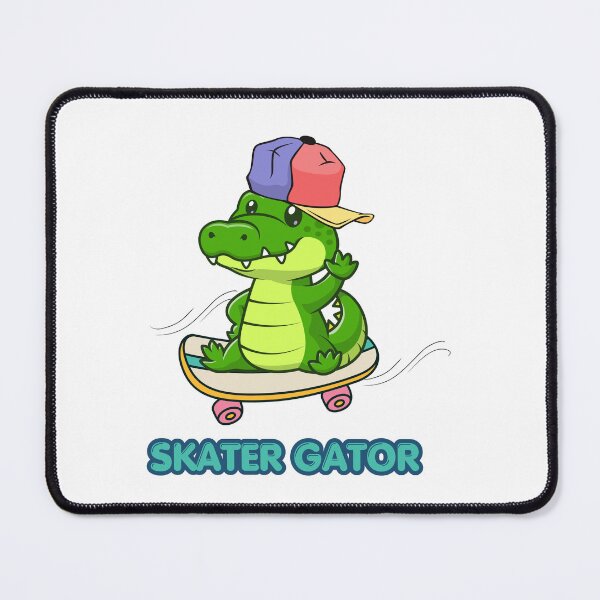 Item preview, Cute Skater Gator Funny Alligator On Skateboard designed and sold by Frafri92.