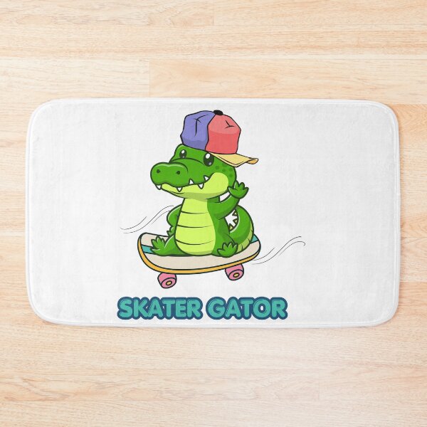 Item preview, Cute Skater Gator Funny Alligator On Skateboard designed and sold by Frafri92.