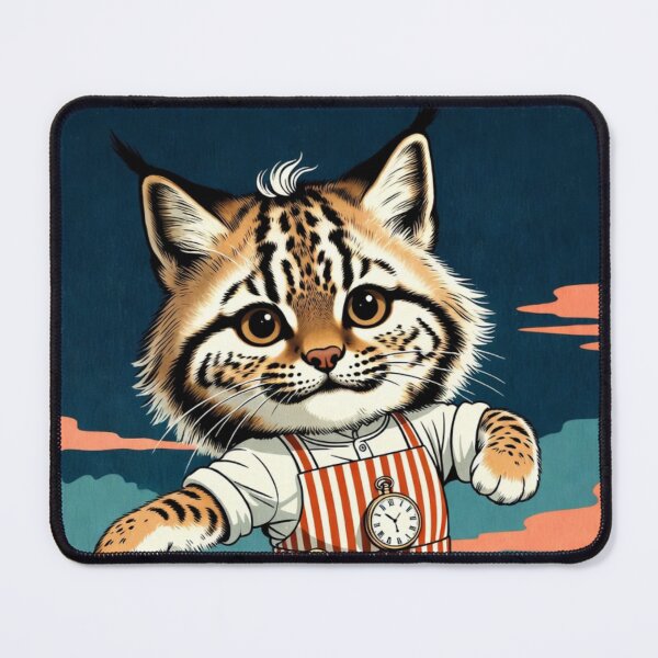 Item preview, Cool Anthropomorphic Cat on Beach Art designed and sold by IntelliMindDesigns.
