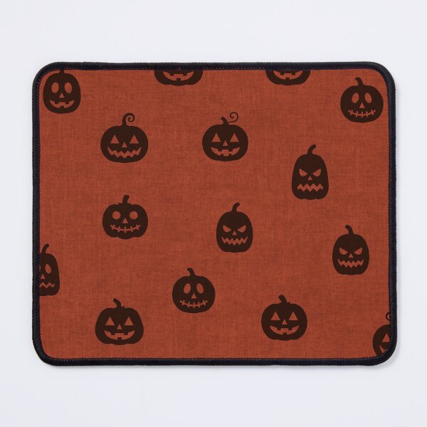 Item preview, minimal cute icon pumpkin preppy halloween textured Brick Red designed and sold by RenattaZare.
