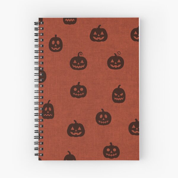 Item preview, minimal cute icon pumpkin preppy halloween textured Brick Red designed and sold by RenattaZare.