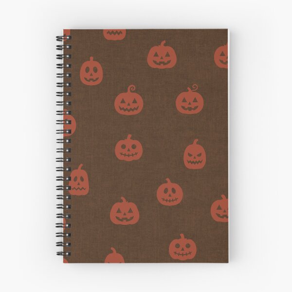 Item preview, minimal cute icon pumpkin preppy halloween textured Broomstick Brown designed and sold by RenattaZare.