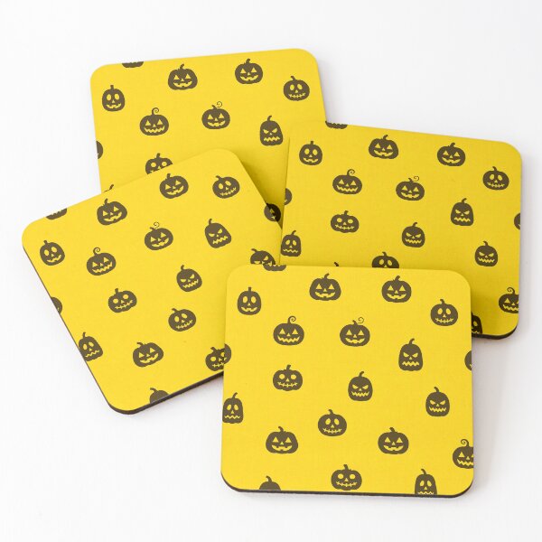 Item preview, minimal cute icon pumpkin preppy halloween textured Candy Corn Yellow designed and sold by RenattaZare.