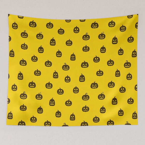 Item preview, minimal cute icon pumpkin preppy halloween textured Candy Corn Yellow designed and sold by RenattaZare.