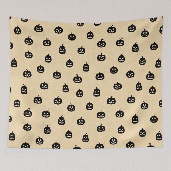 Item preview, minimal cute icon pumpkin preppy halloween textured Cream   designed and sold by RenattaZare.