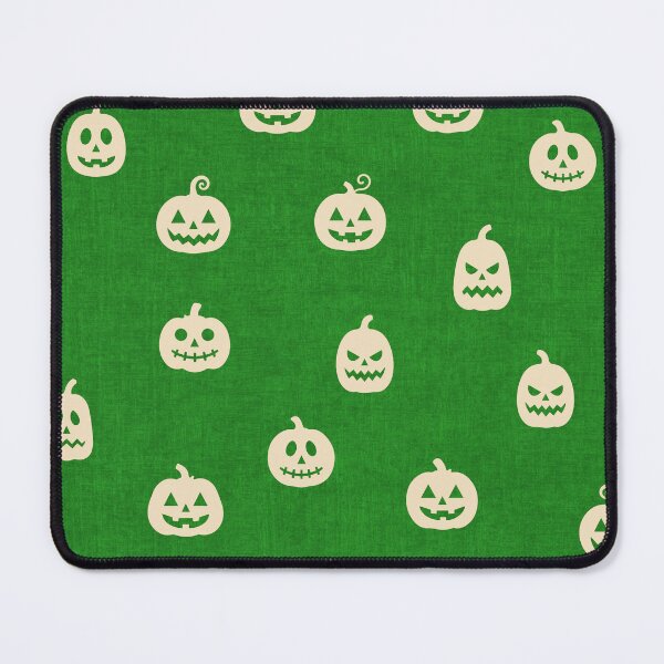 Item preview, minimal cute icon pumpkin preppy halloween textured Frankenstein Green designed and sold by RenattaZare.