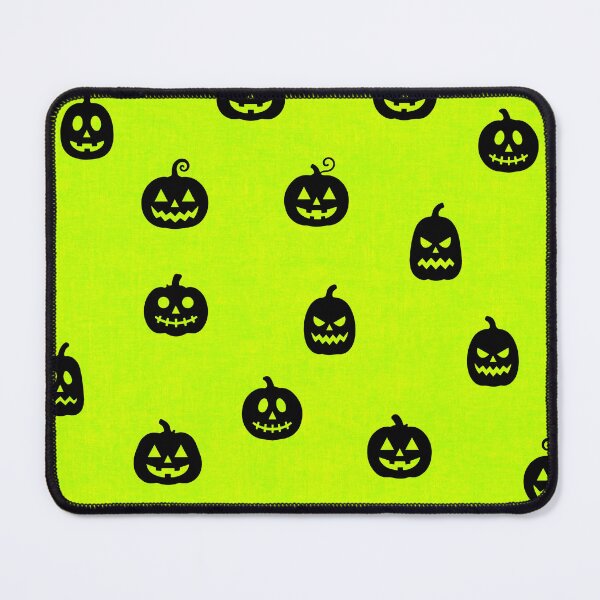 Item preview, minimal cute icon pumpkin preppy halloween textured Ghoulish Glow Yellow Green designed and sold by RenattaZare.