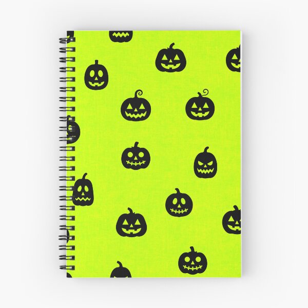 Item preview, minimal cute icon pumpkin preppy halloween textured Ghoulish Glow Yellow Green designed and sold by RenattaZare.