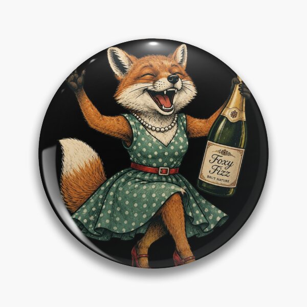 Item preview, Party Fox It's My Birthday Celebration Vintage Style designed and sold by thoughtswear.