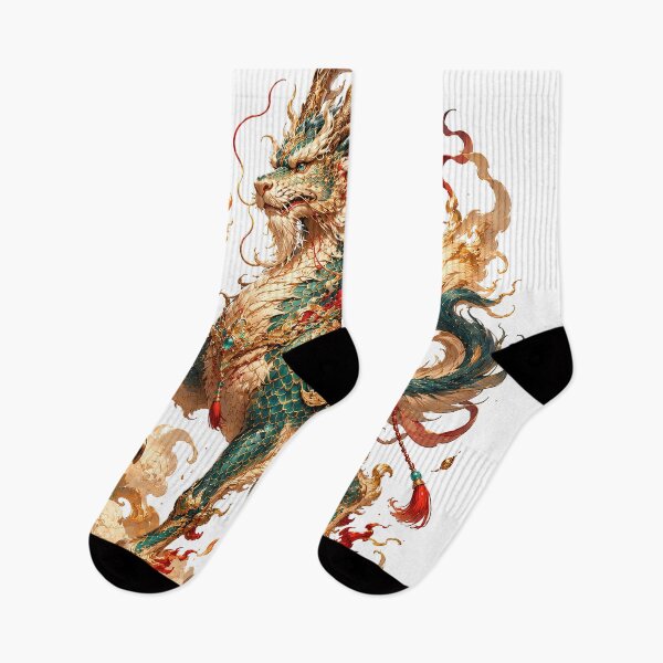 Item preview, Auspicious Qilin Dragon Horse Art designed and sold by Rui Mythic Studio.