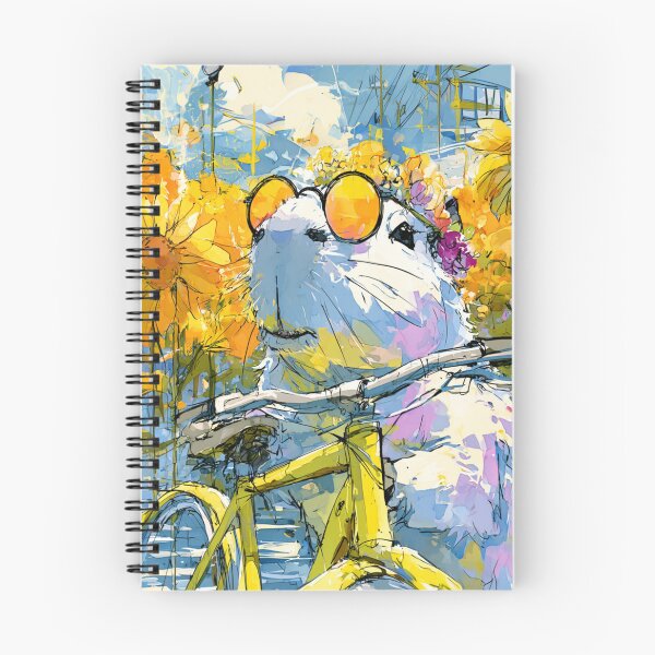 Item preview, Capybara Sunglasses Yellow Bike Bold Expressive Art designed and sold by UhuCriei .