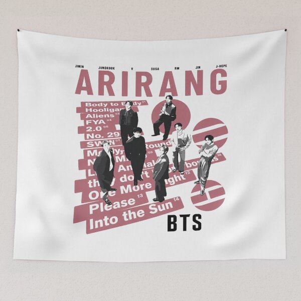 Item preview, Arirang BTS Tour Trendy Summer Music Fan Gift designed and sold by HanseGarcila.