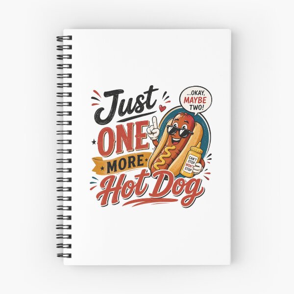 Item preview, Solo un perrito caliente más. Divertido y lindo diseño de dibujos animados para amantes de la comida y barbacoa. designed and sold by Artimax-Studio.