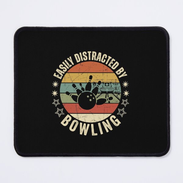 Item preview, Easily Distracted By Bowling Bowler Hobby Fan designed and sold by RetroMini2026.