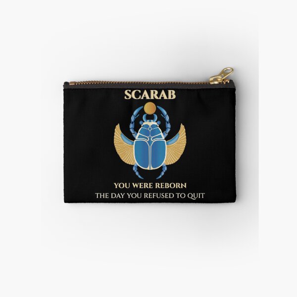 Item preview, Scarab · You Were Reborn The Day You Refused To Quit · Egyptian Rebirth Art · Ancient Egypt designed and sold by PharaohDArt.