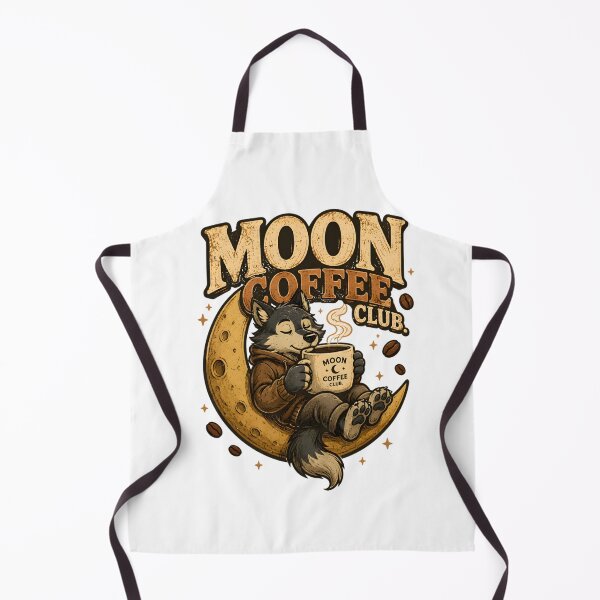Item preview, Moon Coffee Club Vintage Mascot designed and sold by Drofted.
