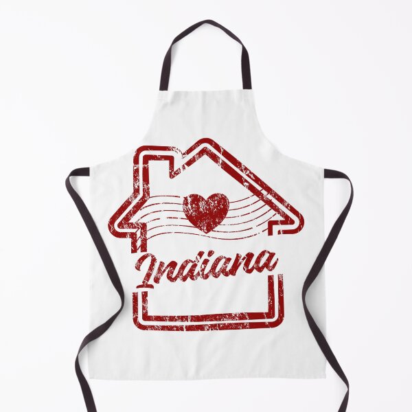 Item preview, Indiana Home State Pride Vintage Heart Stamp designed and sold by chaaval.