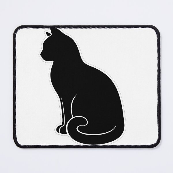 Item preview, Black Cat Silhouette Sticker | Cute Cat Lover Gift designed and sold by Skedart.