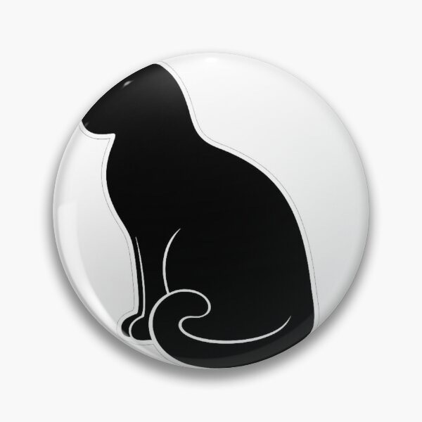 Item preview, Black Cat Silhouette Sticker | Cute Cat Lover Gift designed and sold by Skedart.