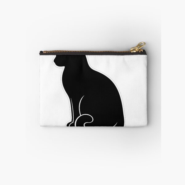 Item preview, Black Cat Silhouette Sticker | Cute Cat Lover Gift designed and sold by Skedart.