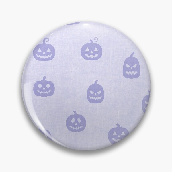 Item preview, minimal cute icon pumpkin preppy halloween textured Moonlit Lavender  designed and sold by RenattaZare.