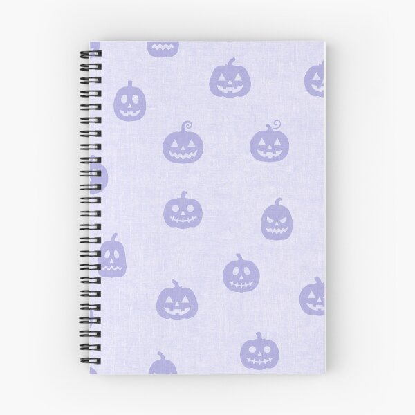 Item preview, minimal cute icon pumpkin preppy halloween textured Moonlit Lavender  designed and sold by RenattaZare.