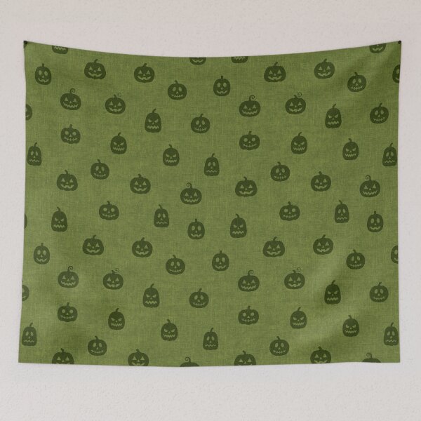 Item preview, minimal cute icon pumpkin preppy halloween textured Olive Green designed and sold by RenattaZare.