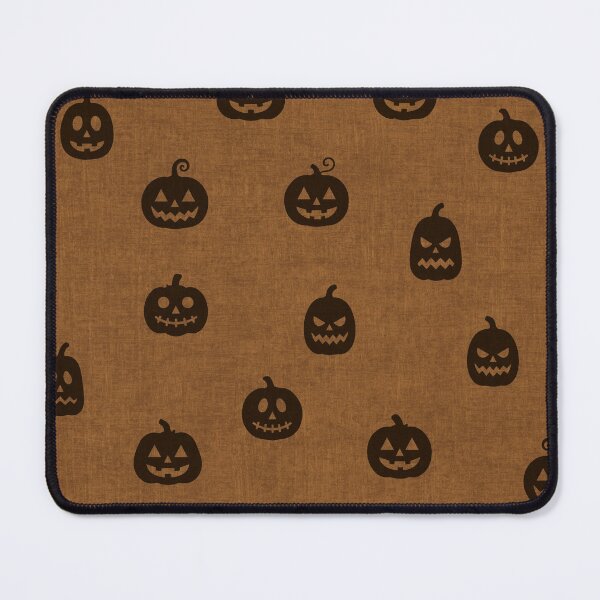Item preview, minimal cute icon pumpkin preppy halloween textured Spiced Cider Brown designed and sold by RenattaZare.