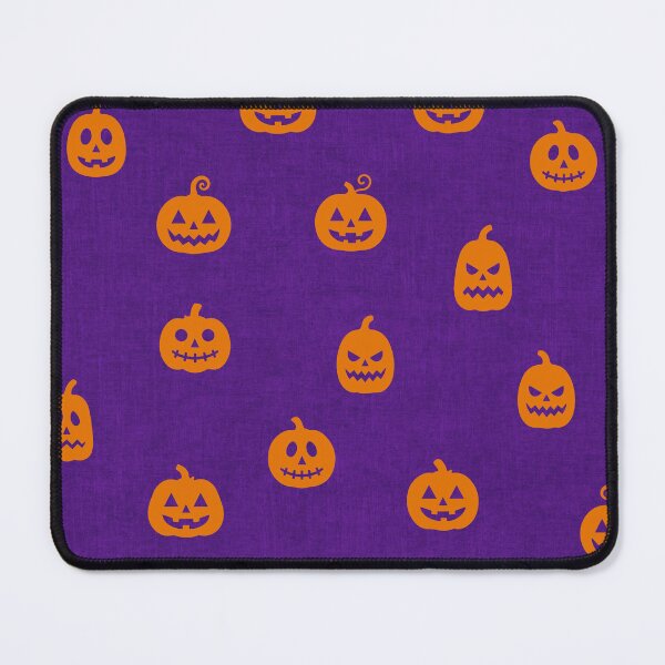 Item preview, minimal cute icon pumpkin preppy halloween textured Witches Brew Purple designed and sold by RenattaZare.