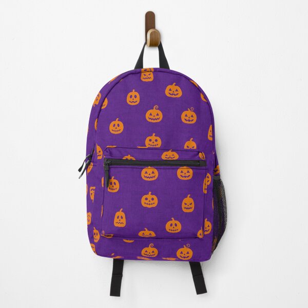 Item preview, minimal cute icon pumpkin preppy halloween textured Witches Brew Purple designed and sold by RenattaZare.