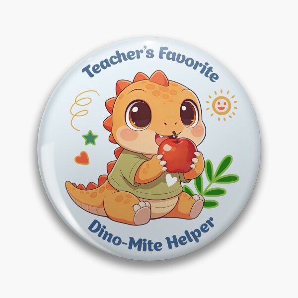 Item preview, Cute Dino-Mite Helper School Dinosaur designed and sold by Wintorque.
