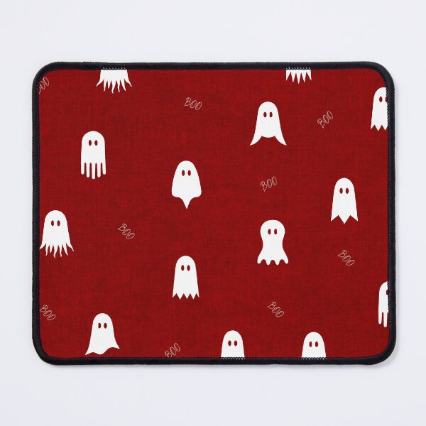 Item preview, minimal cute icon ghost preppy halloween textured Blood Red designed and sold by RenattaZare.