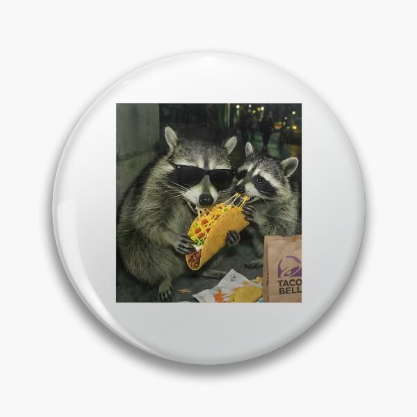 Item preview, Funny Raccoon Taco Lover designed and sold by ladycerebellum.