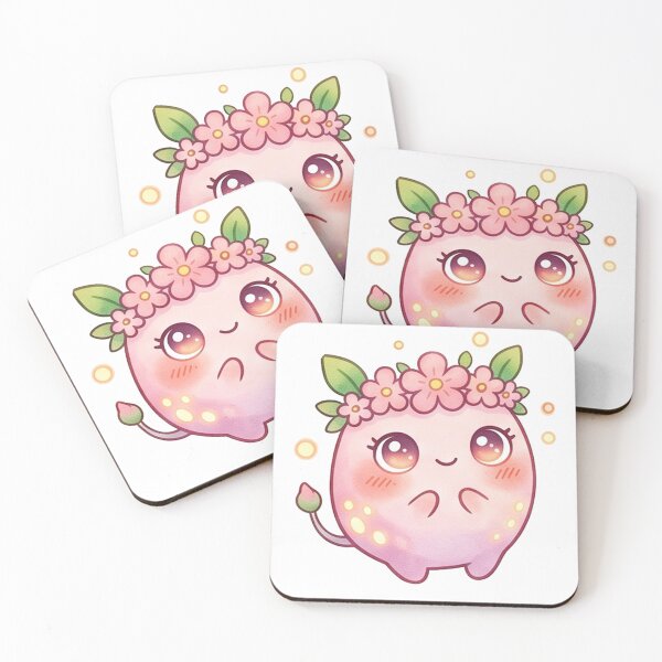 Item preview, Cute Pink Forest Spirit Kawaii designed and sold by CuteRage.