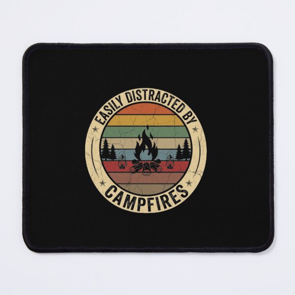 Item preview, Easily Distracted By Campfires Outdoor Camping Lover Camper designed and sold by RetroMini2026.