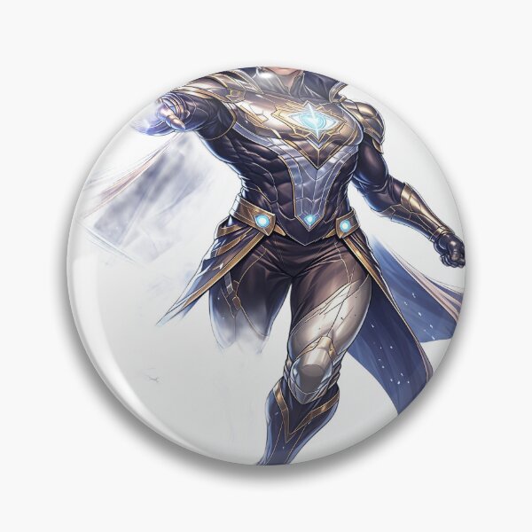 Item preview, Astral Sentinel – Cosmic Energy Superhero Illustration designed and sold by Artisan Finds Online.