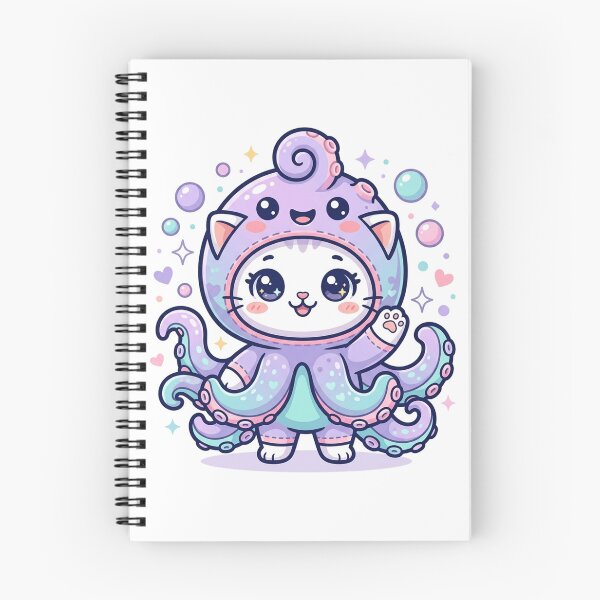 Item preview, Adorable Chibi Kitten in Octopus Costume designed and sold by  Cat Lady.