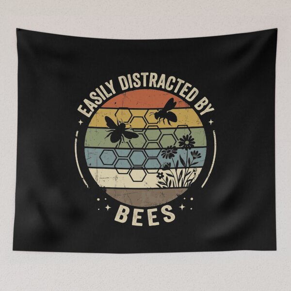 Item preview, Easily Distracted By Bees Beekeeper Bee Lover designed and sold by RetroMini2026.