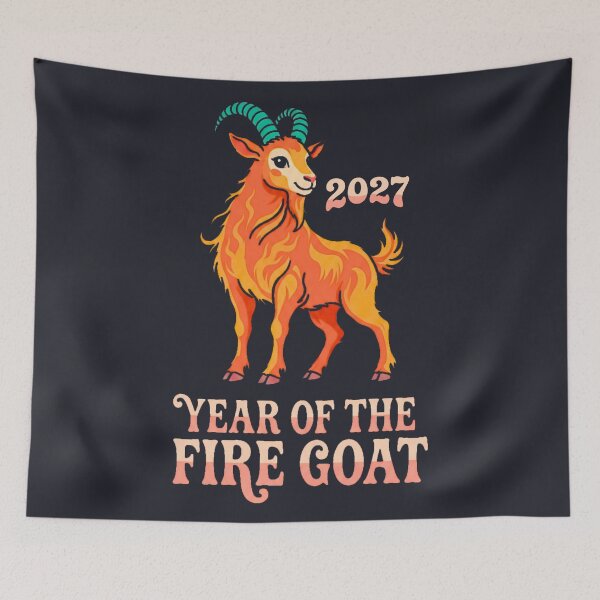 Item preview, Cute 2027 Year of the Goat designed and sold by HowToCanadian.