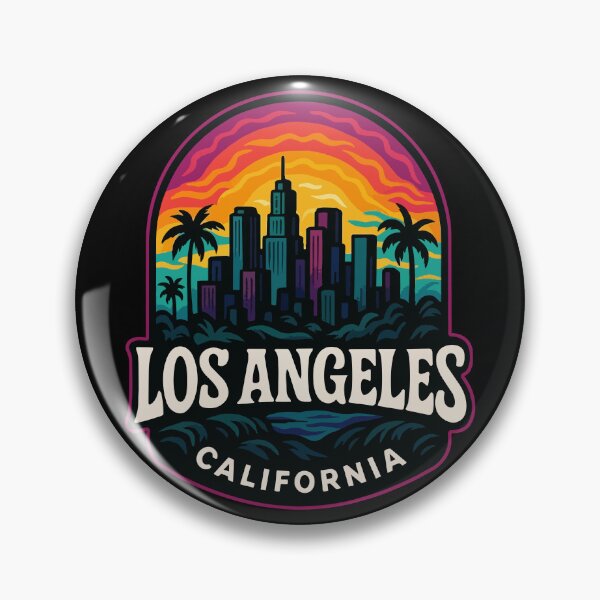Item preview, Los Angeles California United States Trippy Art designed and sold by TomFrontierArt.