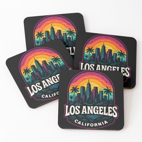 Item preview, Los Angeles California United States Trippy Art designed and sold by TomFrontierArt.