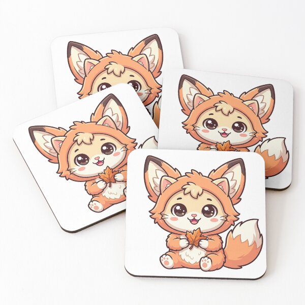 Item preview, Cute Chibi Kitten in Fox Costume designed and sold by  Cat Lady.