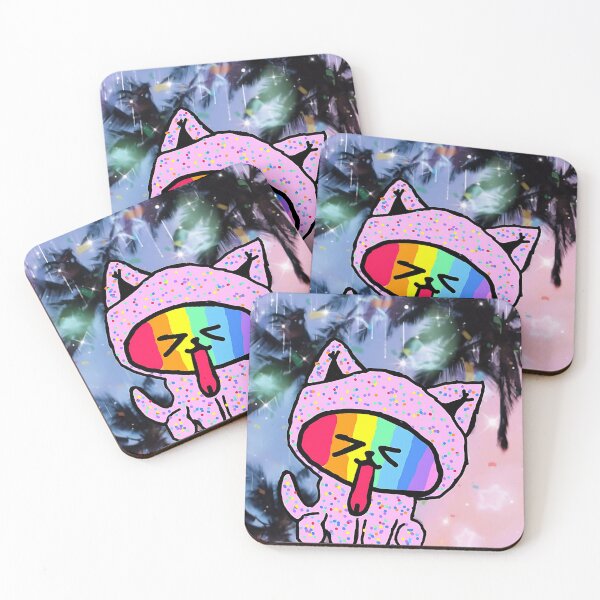 Item preview, Lindo gato con chispas de arcoíris designed and sold by BejLander-Art.