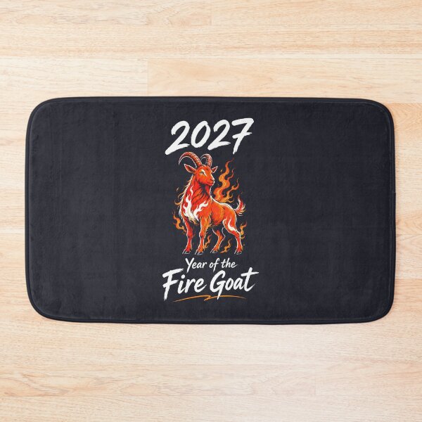 Item preview, 2027 Chinese New Year Cool Fire Goat  designed and sold by HowToCanadian.