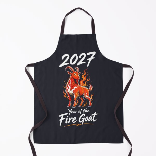 Item preview, 2027 Chinese New Year Cool Fire Goat  designed and sold by HowToCanadian.