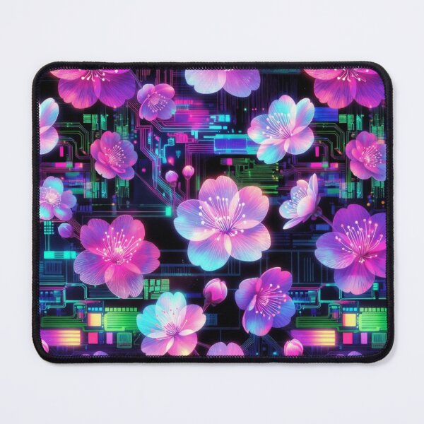 Item preview, Vibrant Purple Pink Floral Pattern Design designed and sold by IntelliMindDesigns.